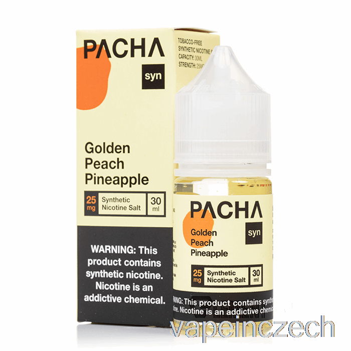Zlatá Broskev Ananas - Pacha Syn Salts - 30 Ml 50mg Vape Pero
